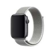 CoverZone Apple Watch 40 mm Uyumlu Beyaz-Gri Spor Loop Kordon