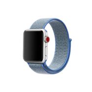CoverZone Apple Watch 42-44 mm Bilekli Mavi Fabric Kumaş Kayış Kordon