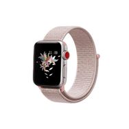 CoverZone Apple Watch 42-44 mm Bilekli Rose Gold Fabric Kumaş Kayış Kordon