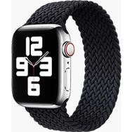 CoverZone Apple Watch 42 mm Braid Large Siyah Kordon