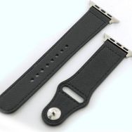 CoverZone Apple Watch 42 mm Kayış Siyah Deri Kordon