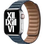 CoverZone Apple Watch 42 mm Segment Deri Lacivert Kordon