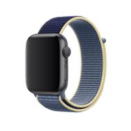 CoverZone Apple Watch 42 mm Uyumlu Alaska Mavi Spor Loop Kordon