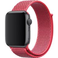 CoverZone Apple Watch 42 mm Uyumlu Frambuaz Spor Loop Kordon