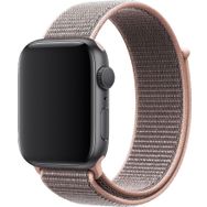 CoverZone Apple Watch 42 mm Uyumlu Kum Pembe Spor Loop Kordon