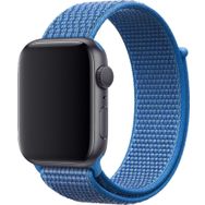 CoverZone Apple Watch 42 mm Uyumlu Mavi Spor Loop Kordon