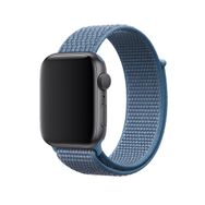 CoverZone Apple Watch 42 mm Uyumlu Pastel Mavi Spor Loop Kordon