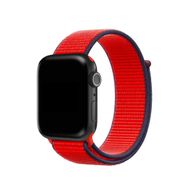 CoverZone Apple Watch 44 mm Uyumlu Carnelian Spor Loop Kordon