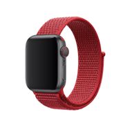 CoverZone Apple Watch 44 mm Uyumlu Kırmızı Spor Loop Kordon