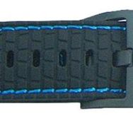 CoverZone Apple Watch 5 38-40 mm Uyumlu Delikli Vlahovic Dikişli Tokalı Siyah Kordon