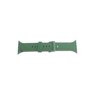 CoverZone Apple Watch 6 Uyumlu Delikli Vlahovic 38-40 mm Dikişli Tokalı Koyu Yeşil Kordon