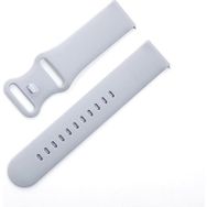 CoverZone Apple Watch 6 Uyumlu Kayış Yumuşak Çift Tokalı 38-40 mm Termoplastik Gri Kordon