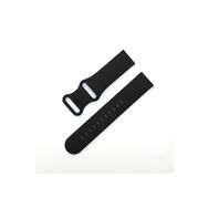 CoverZone Apple Watch 6 Uyumlu Kayış Yumuşak Çift Tokalı 38-40 mm Termoplastik Siyah Kordon