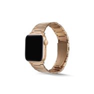 CoverZone Apple Watch 7 41 mm Uyumlu Z Type Model Metal Rose Gold Kordon
