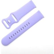 CoverZone Apple Watch 7 Uyumlu Kayış Yumuşak Çift Tokalı 41 mm Termoplastik Lila Kordon