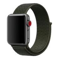 CoverZone Apple Watch Yeşil Fabric 42-44 mm Bilekli Kumaş Kayış Kordon
