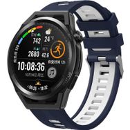 CoverZone Galaxy Watch 42 mm Grealish Lacivert Delikli Silikon Kordon