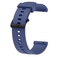 CoverZone Gear S2 20 mm Uyumlu Milled Silikon Lacivert Kayış Kordon