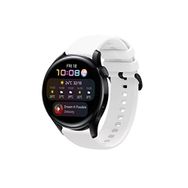 CoverZone Huawei Watch GT 3 Pro 46 mm Uyumlu Termoplastik Perforated Beyaz Kayış Kordon