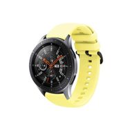 CoverZone Huawei Watch GT 3 Pro 46 mm Uyumlu Termoplastik Perforated Sarı Kayış Kordon