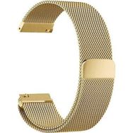 CoverZone Huawei Watch GT2 46 mm Mıknatıslı Metal Kayış Gold Kordon