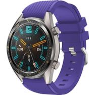 CoverZone Huawei Watch GT3 Pro Uyumlu 46 mm Classic Frontier Kayış Mor Kordon