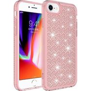 CoverZone iPhone 11 Airbagli Kamera Korumalı Parlak Tasarımlı Z-Snow Emollient Pembe Cep Telefonu Kılıfı