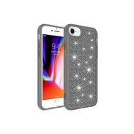 CoverZone iPhone 12 Airbagli Kamera Korumalı Parlak Tasarımlı Z-Snow Emollient Siyah Cep Telefonu Arka Kapak