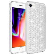 CoverZone iPhone 14 Airbagli Kamera Korumalı Parlak Tasarımlı Z-Snow Emollient Renksiz Cep Telefonu Kılıfı