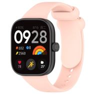 CoverZone Redmi Watch 4 Uyumlu Renkli Lagniappe Silikon Pudra Pembe Kordon