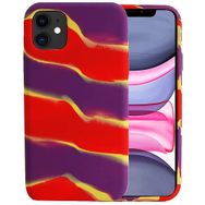 CoverZone Renkli Desenli IPhone 12 Pro Max İle Uyumlu Baskılı Kadife Kılıf