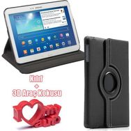 CoverZone Samsung Galaxy Tab A 7.0 T280 Dönerli Siyah Kılıf