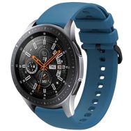 CoverZone Samsung Galaxy Watch 3 45 mm Uyumlu Termoplastik Perforated Mavi Kayış Kordon