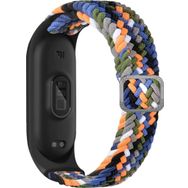 CoverZone Xiaomi Mi 7 Band Mixed Hasır Örmeli Denim Kayış Kordon