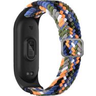 CoverZone Xiaomi Mi Band 3 Mixed Hasır Örme Denim Kordon