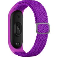 CoverZone Xiaomi Mi Band 5 Mixed Hasır Örme Pitaya Kordon