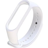 CoverZone Xiaomi Mi Band 6 Uyumlu Termoplastik Silikon Beyaz Kayış Kordon
