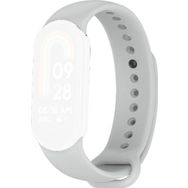 CoverZone Xiaomi Mi Band 8 Termoplastik Gri Kayış Kordon