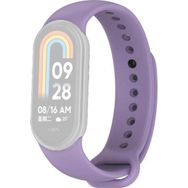 CoverZone Xiaomi Mi Band 8 Termoplastik Lila Kayış Kordon