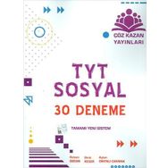 Çöz Kazan Yayınları TYT Sosyal 30 Deneme