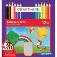 Craft And Arts 12 Renk Jumbo Kuru Boya