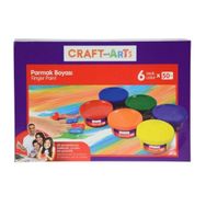 Craft And Arts 6x50 ml Parmak Boyası