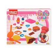 Crafy 3493 Tatlı Düşler 200 GR 22 Parça Oyun Hamuru Seti