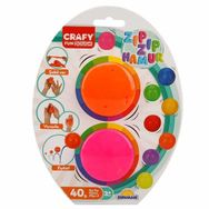 Crafy 40 Gr 2'li Zıp Zıp Oyun Hamuru