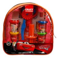 Crafy Cars 200 gr 18 Parça Sırt Çantalı Oyun Hamuru Seti