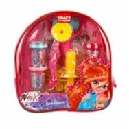 Crafy Winx 200 g 18 Parça Sırt Çantalı Oyun Hamuru Seti