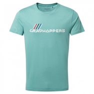 Craghoppers CMT936 Mens Mightie SS Yazılı Kısa Kollu Turkuaz Erkek T-Shirt