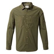 Craghoppers Kiwi Boulder Ls Koyu Haki Erkek Gömlek