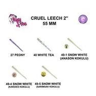Crazy Fish Cruel Leech 5.5 cm Color:49-4 Slikon Yem