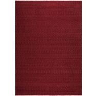 Crea Halı 8014 Modern Demirci Yün Bordo 133x190 cm Salon Halı